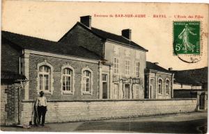 CPA Environs de BAR-sur-AUBE - BAYEL - L'École des filles (197234)