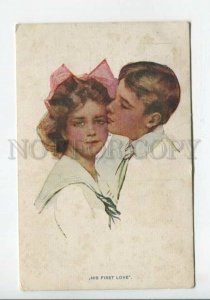 439935 His First Love By Philip BOILEAU vintage FINNISH RARE postcard