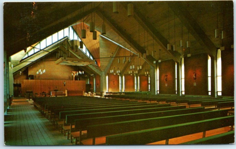 Interior View of St. Michael The Archangel chapel - St. Michael's College, VT