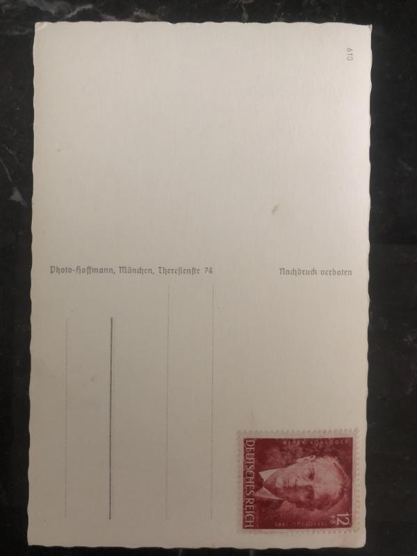 Mint Germany Postcard RPPC Fuhrer accepts the voting results on obersalzberg