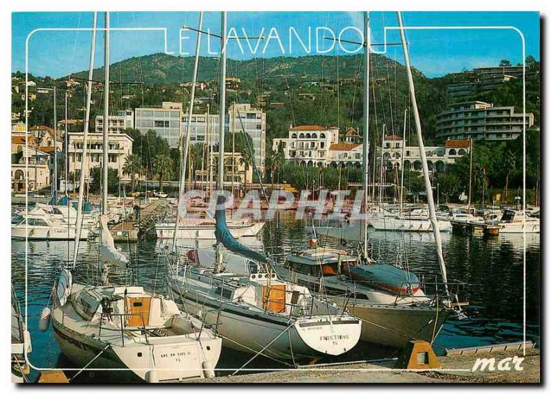 Modern Postcard The French Riviera Le Lavandou Var Port