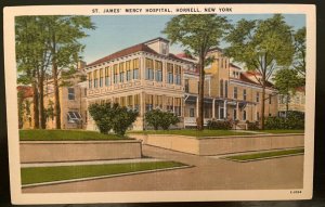 Vintage Postcard 1930-1945 St. James Mercy Hospital, Hornell, New York (NY)