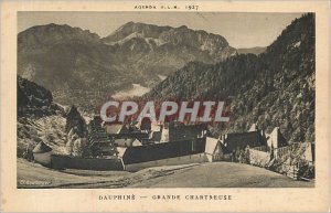 Old Postcard Dauphine-GRANDE CHARTREUSE