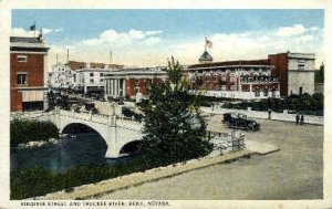 Virginia Street and Truckee River in Reno, Nevada