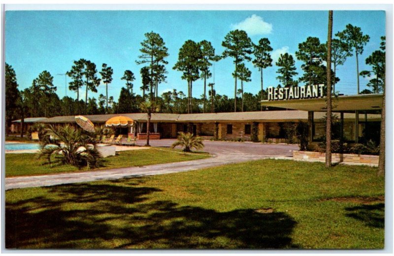 NORTH NAHUNTA, GA ~ Roadside PALOMA COURT & RESTAURANT c1960s Postcard