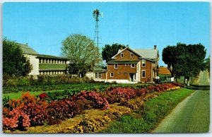 M-54354 Greetings from the Amish Country House Windmill Pennsylvania