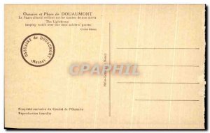 Old Postcard Douaumont Ossuary Lighthouse Lighthouse lights Militaria