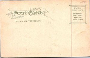 Postcard TRAIN STATION SCENE Boston Massachusetts MA AM7380