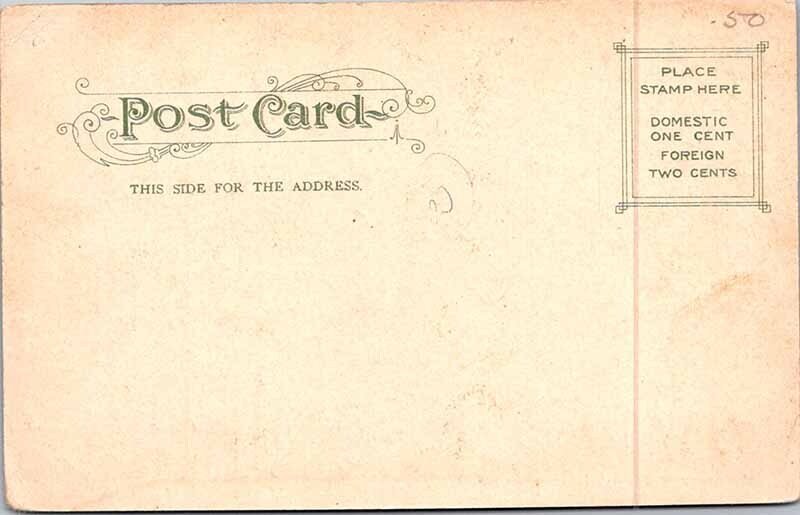 Postcard TRAIN STATION SCENE Boston Massachusetts MA AM7380