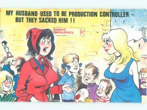 Pre-1980 Risque Comic SEXY GIRL WITH OTHER WOMAN AB6947