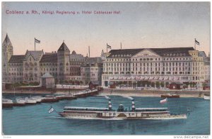 Konigl. Regierung U. Hotel Coblenzer Hof, Coblenz a. Rh., Germany, 1900-1910s