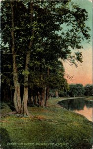 Scene on Upper Milwukee River,Milwaukee,WI BIN