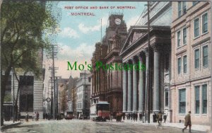 Canada Postcard - Montreal Post Office and Bank of Montreal RS36461