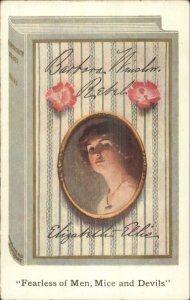 Book Frontispiece Barbara Winslow Rebel by Elizabeth Ellis Beautiful Woman PC