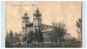 1908 Natatorium Exterior Roadside Scene Boise Idaho ID Posted Vintage Postcard