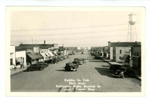 SD - Kadoka. Main Street ca 1940's   RPPC