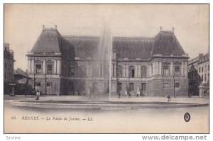 Le Palais De Justice, RENNES (Ille Et Vilaine), France, 1900-1910s