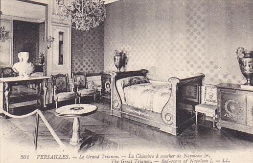 France Versailles Le Grand Trianon La Chambre a coucher de Napoleon 1er
