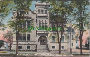 America Postcard - McKinley Primary School, Sacramento, California RS30390