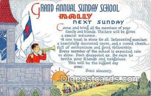 Grand Annual Sunday School Rally Unused 