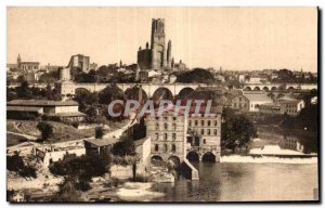 Old Postcard Cathedral E Albi City View