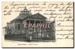 Old Postcard Saint.Denis-Justice Peace