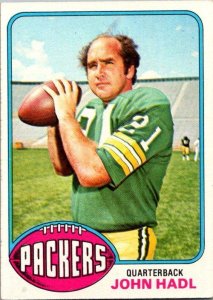 1976 Topps Football Card John Hadi Green Bay Packers sk4358