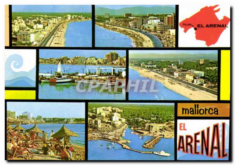 Postcard Modern Mallorca Baleares Espana