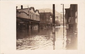 Flood Scene Real Photo