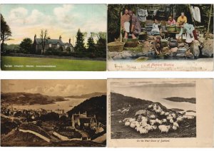 SCOTLAND UNITED KINGDOM 120 Vintage postcards Mostly pre-1940 (L5040)