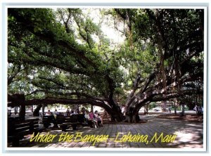 1997 Under the Banyan Tree Lahaina Hawaii HI Maui Vintage Unposted Postcard