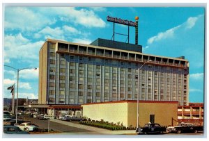 Portland Oregon OR Postcard Sheraton Motor Inn Building Exterior c1960's Cars