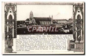 Old Postcard Fontevrault Abbey