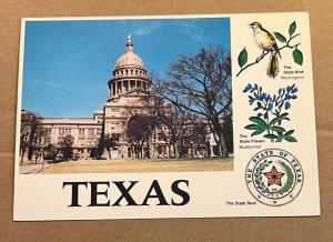 UNUSED POSTCARD - CAPITOL BUILDING, AUSTIN, TEXAS