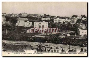 Old Postcard Tangier Morocco Les Villas Du Marshan