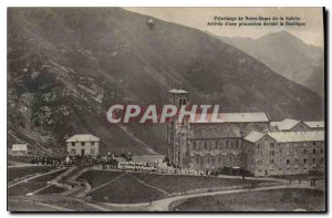 Postcard Old Pilgrimage of Our Lady of La Salette Arrival of a procession to ...