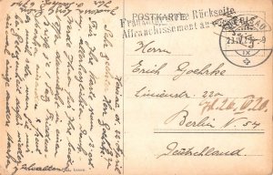 L144 Switzerland 1920 Gotthardbahn Viadukt bei Intschi Train Bridge postcard