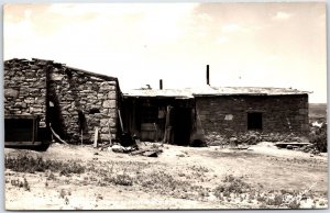 RPPC Point of Rocks Wyoming Ruins of Pioneer Pony Express Station By Sanborn