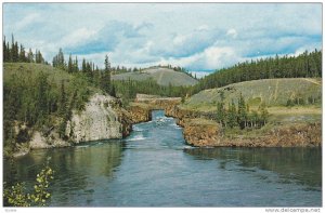 World-famous Miles Canyon, Whitehorse, Yukon Territory,  Canada,  40-60s