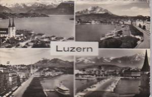 Switzerland Luzern Multi View 1950 Photo