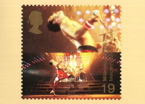 Freddie Mercury Queen PHQ Limited Edition Wembley FDC Postcard