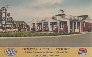 Alabama Montgomery Dobys Hotel Court