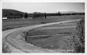 California Fall River Mills Eastman Studios Road RPPC Photo Postcard 22-1363