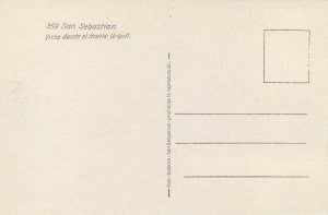 Spain San Sebastián monte Urgull panorama