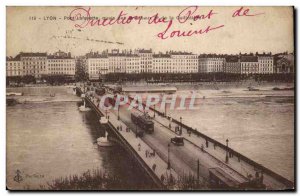 Lyon - Lafayette Bridge - Quai des Brotteaux and Guillotiere - Old Postcard