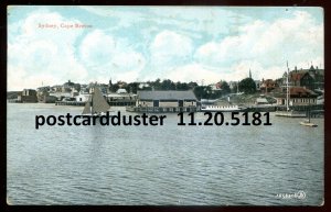 h3439 - SYDNEY Nova Scotia Postcard 1900s Cape Breton. Harbor View