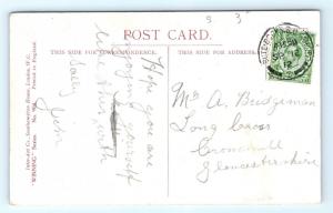 Postcard Preacher Woman Large Hat Direct Me To Leicester Square 1912 B40