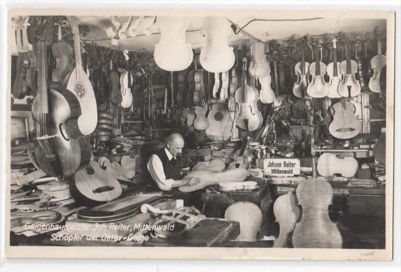 RPPC - Violin Maker - Signed Jos Reiter