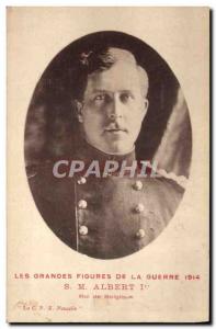 Old Postcard Army HM King Albert 1st of Belgium