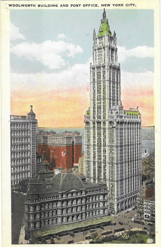Woolworth Building and Post Office New York City New York
